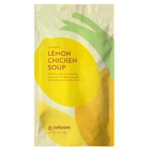 Lemon Chicken Soup from a Dr. Kellyann juice cleanse