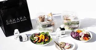 Sakara Life meals placed on a table 