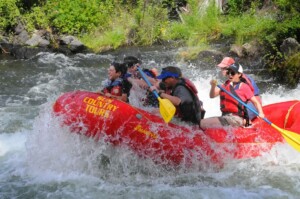 Family trip with Danielle Cullivan, whitewater rafting