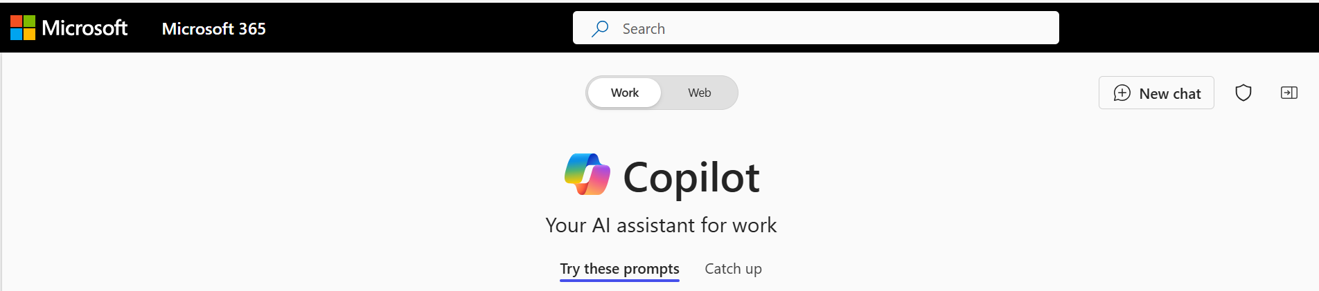 Copilot Work Toggle