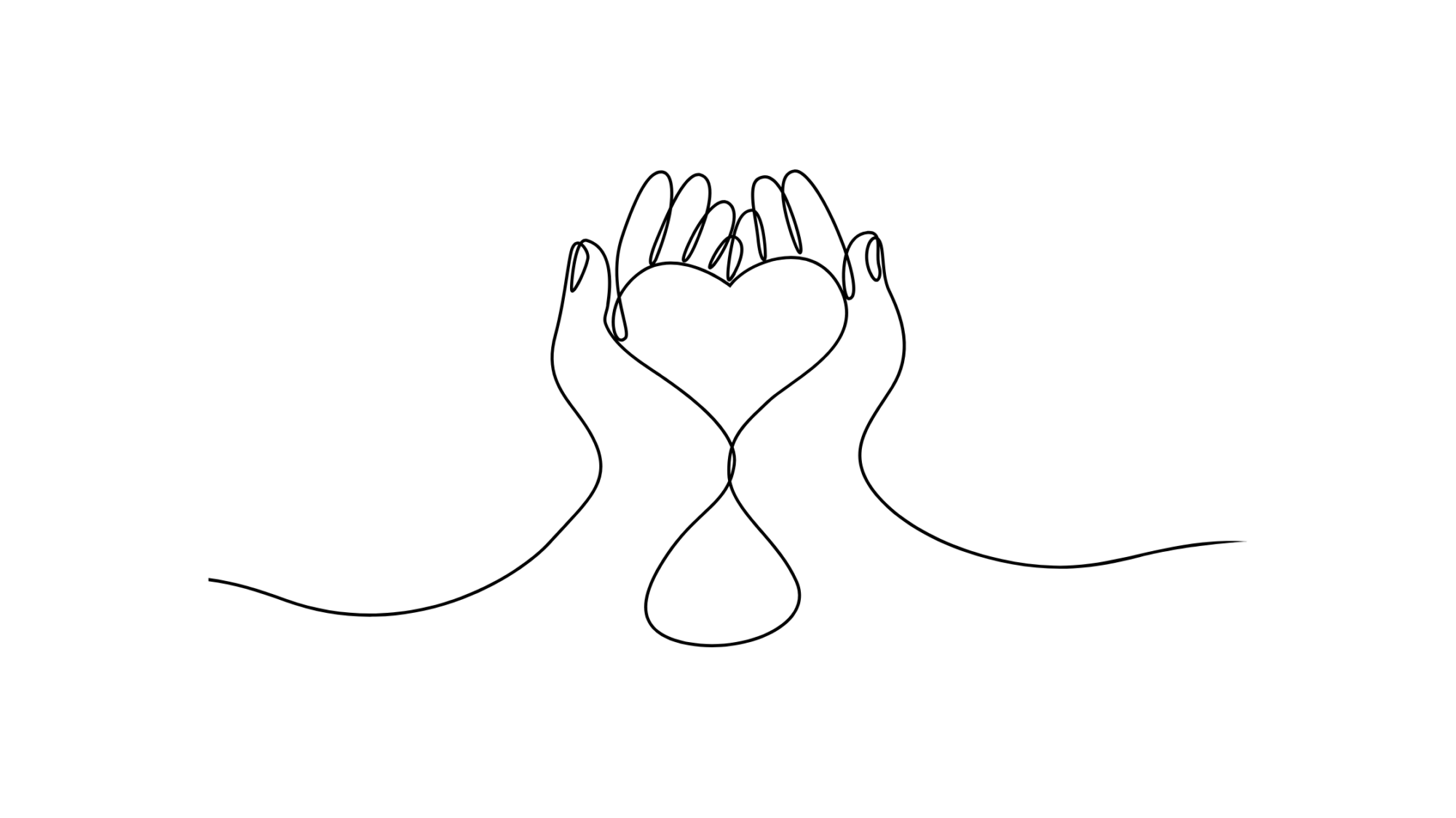 Hands holding heart image