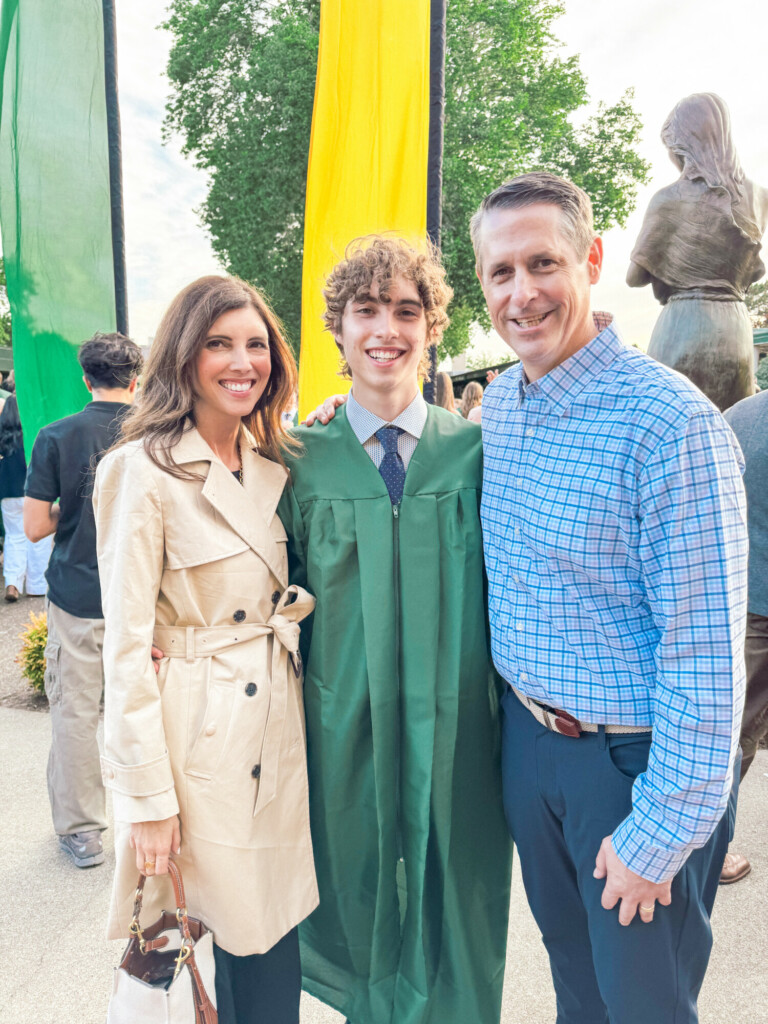 Family picture at mass