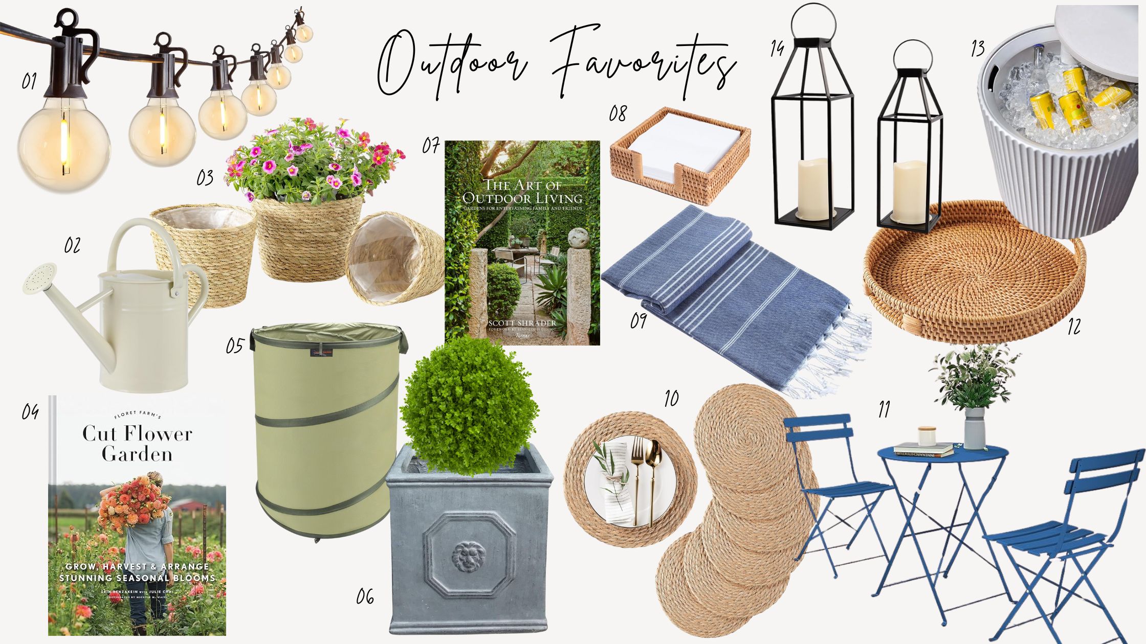 Outdoor products to enhance your patio