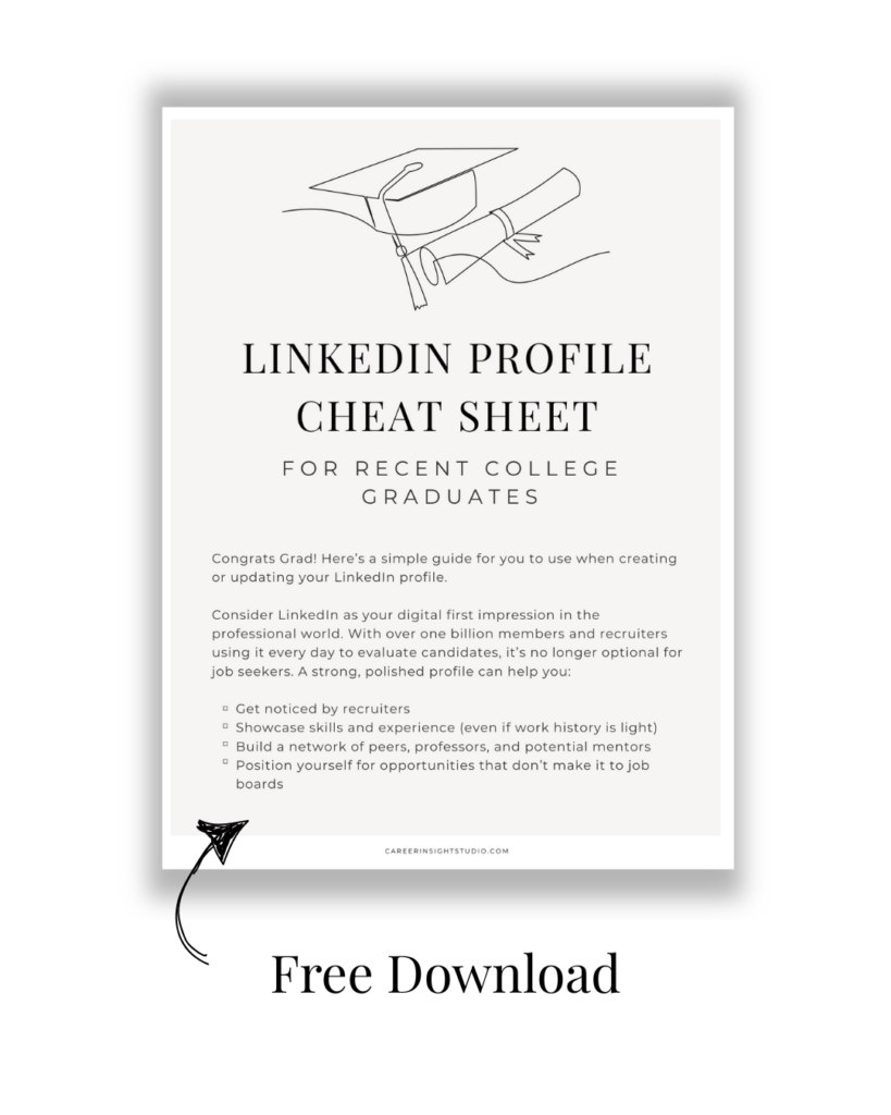 RCG LinkedIn Cheat Sheet 
