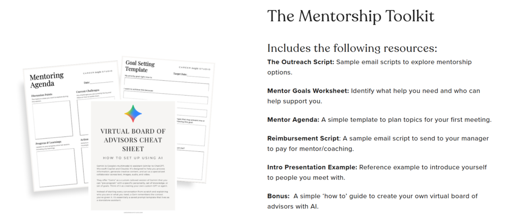 Mentorship toolkit 